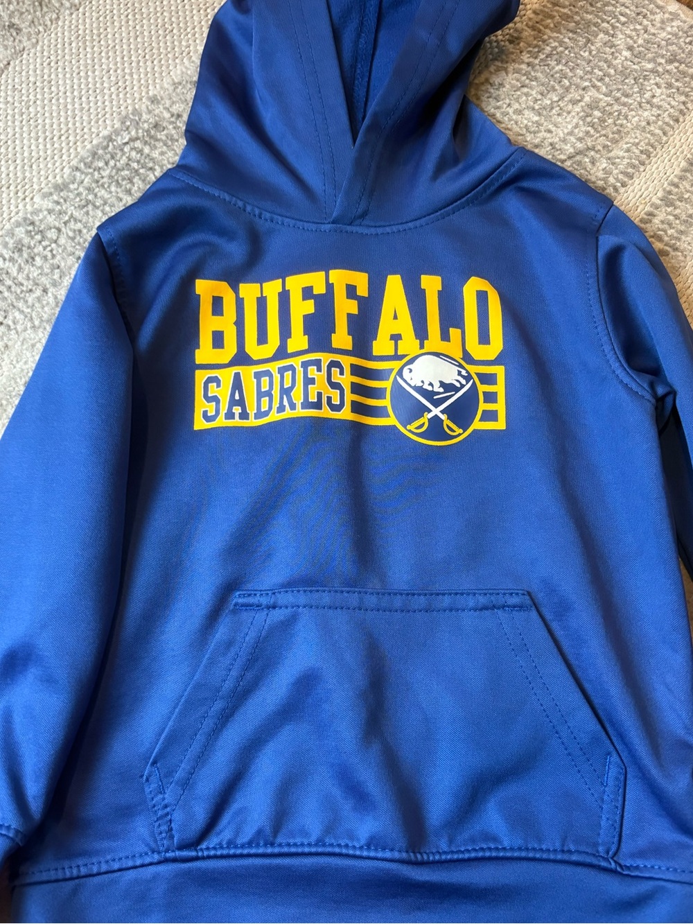 Toddler NHL Buffalo Sabres Royal Blue Hoodie with Yellow Logo